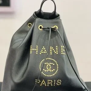 Authentic CHANEL
Caviar Deauville Drawstring Backpack Black 2020 CHANEL | Bags | Authentic Chanelcaviar Deauville Drawstring  main image 2